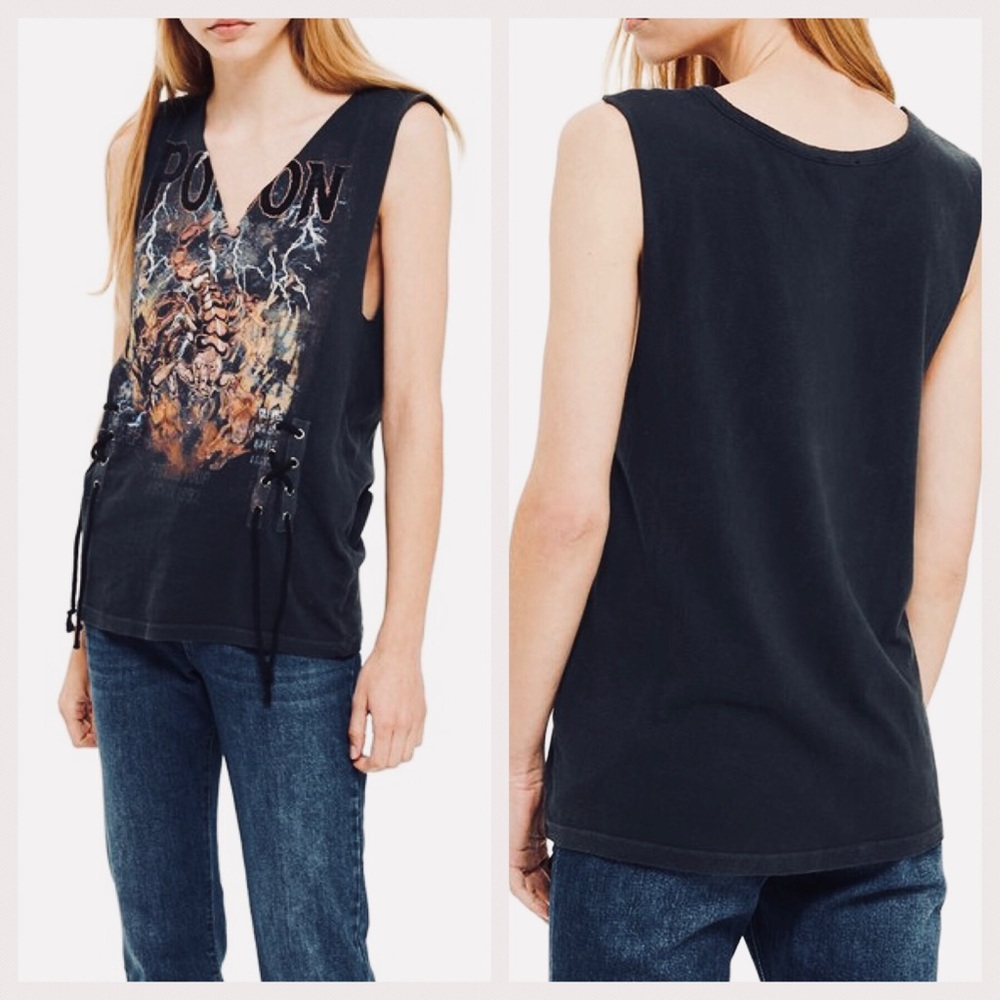 🎁  💀 NWT💀 TopShop Poison Graphic Tee